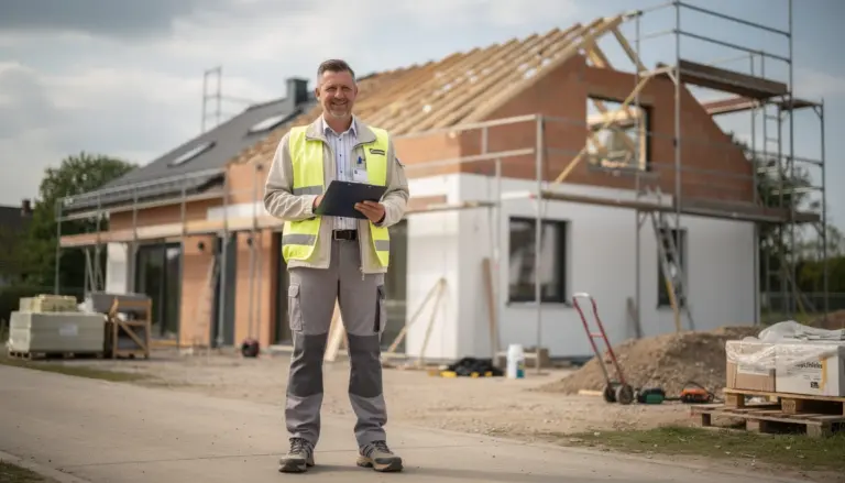 Bausachverständiger auf der Arbeitsstelle-gladbeck